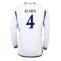 Camiseta Real Madrid David Alaba #4 Primera Equipación 2023-24 manga larga